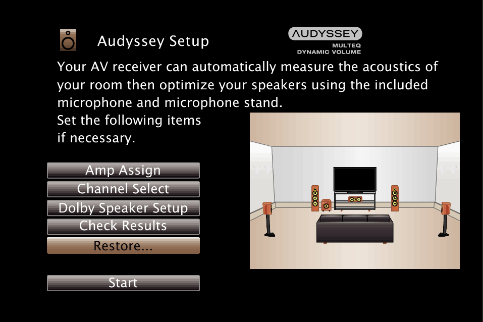 GUI Audyssey N68